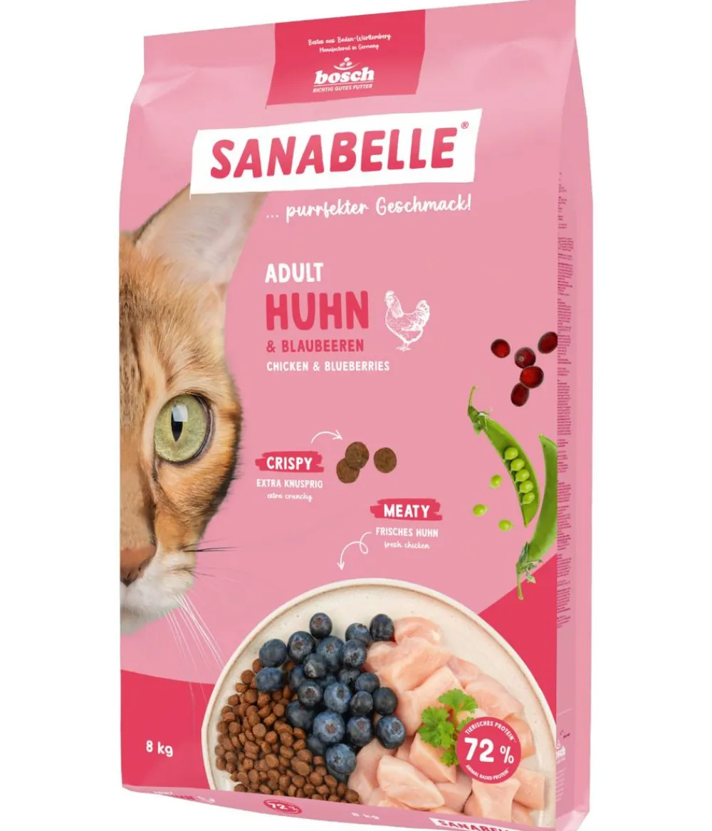 Sanabelle® Trockenfutter Katze > Life Trockenfutter für Katzen Adult, Huhn & Preiselbeeren