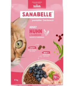 Sanabelle® Trockenfutter Katze > Life Trockenfutter für Katzen Adult, Huhn & Preiselbeeren