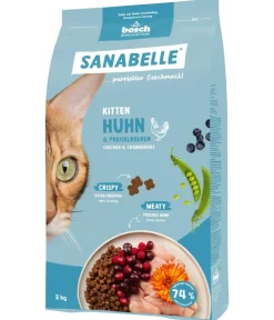 Sanabelle® Trockenfutter Katze > Life Trockenfutter für Katzen Kitten, Huhn & Preiselbeeren