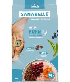 Sanabelle® Trockenfutter Katze > Life Trockenfutter für Katzen Kitten, Huhn & Preiselbeeren