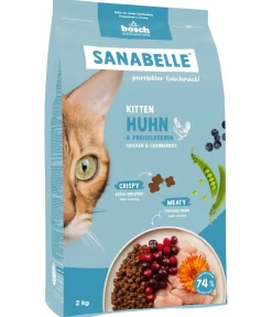 Sanabelle® Trockenfutter Katze > Life Trockenfutter für Katzen Kitten, Huhn & Preiselbeeren