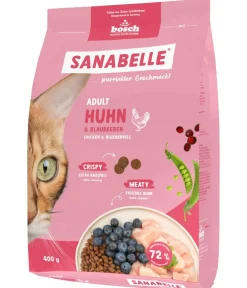 Sanabelle® Life Trockenfutter für Katzen Adult, Huhn & Preiselbeeren New