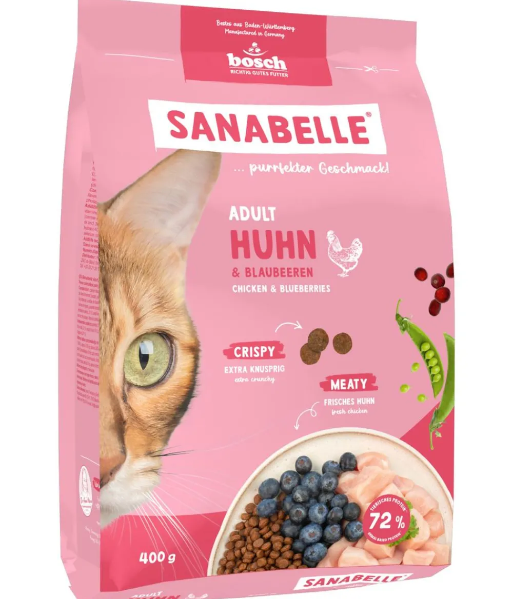 Sanabelle® Trockenfutter Katze > Life Trockenfutter für Katzen Indoor Adult, Perlhuhn & Preiselbeeren