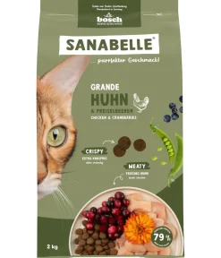 Sanabelle® Trockenfutter Katze > Life Trockenfutter für Katzen Grande Adult, Huhn & Preiselbeere