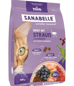 Sanabelle® Trockenfutter Katze > Life Trockenfutter für Katzen Adult, Strauß & Blaubeeren