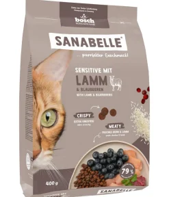 Sanabelle® Trockenfutter Katze > Trockenfutter für Katzen Sensitiv Adult, Lamm & Blaubeeren