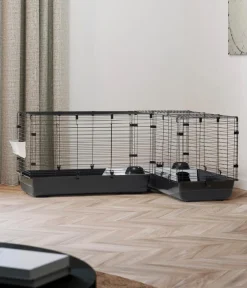Savic Eck-Nagerheim Cubix Corner, , ca. B198/H63,5/T50 cm Schwarz Discount