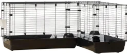 Savic Eck-Nagerheim Cubix Corner, , ca. B198/H63,5/T50 cm Schwarz Discount