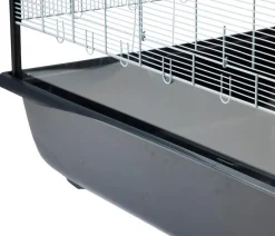 Savic Nagerkäfige - Nagerheim Aura, ca. B118/H62/T64 cm Schwarz