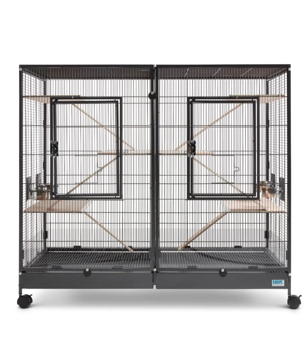 Savic Vogelkäfige & Volieren|Nagerkäfige > Nager- und Vogelheim Tasmania 120, ca. B120/H107/T65 cm