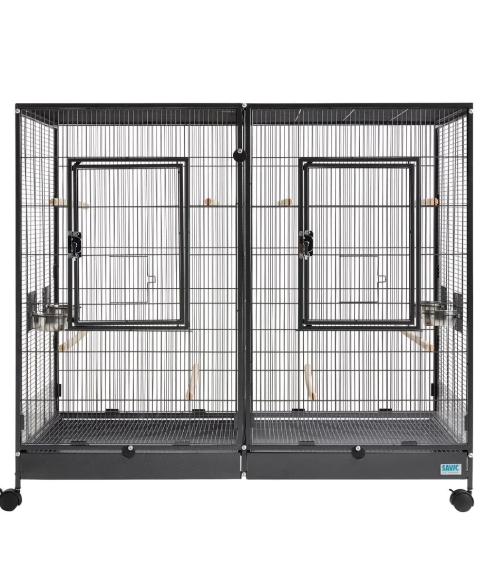 Savic Vogelkäfige & Volieren|Nagerkäfige > Nager- und Vogelheim Tasmania 120, ca. B120/H107/T65 cm