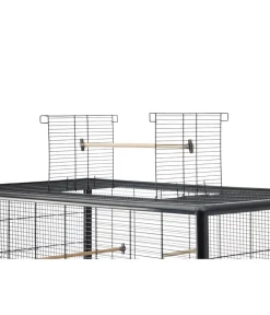 Savic Vogelkäfige & Volieren - Vogelheim Primo 120 open Empire, , ca. B118/H117/T64 cm Schwarz