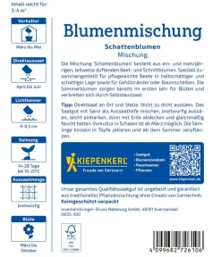 Nebelung/Kiepenkerl Blumensamen - Schattenblumen Mix, Saatgut von Kiepenkerl