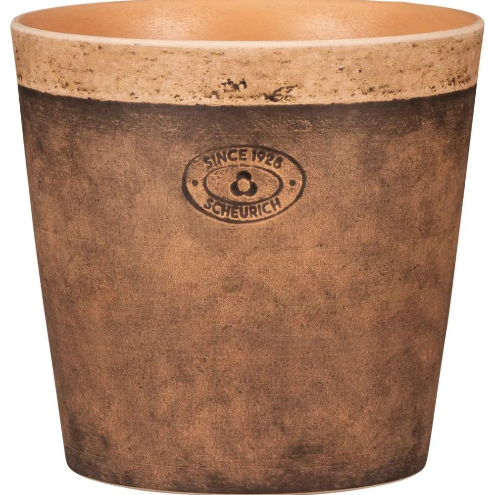 Scheurich Blumentöpfe & Übertöpfe - Keramik-Übertopf Toscana, konisch, Terrakotta