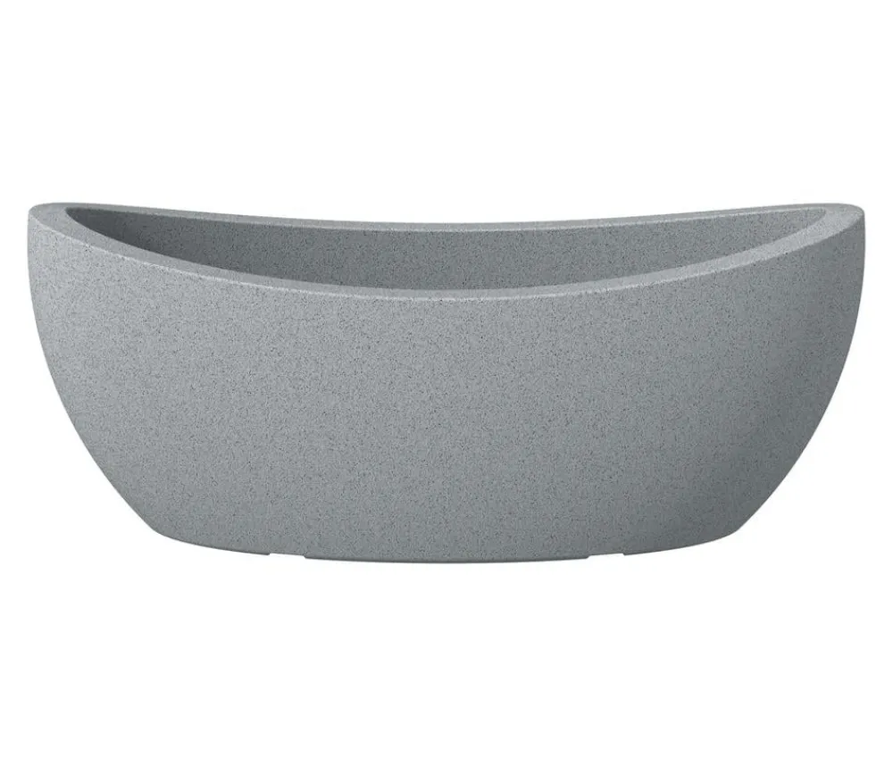 Scheurich Kunststoff-Jardiniere Wave Globe, oval, ca. B58/H23/T24 cm Grau Sale