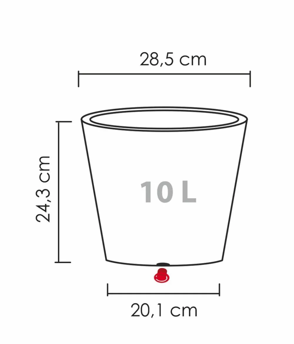 Scheurich Blumentöpfe & Übertöpfe > Kunststoff-Topf C-Cone, rund