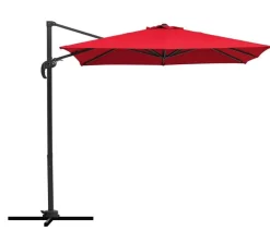 Schneider Schirme Sonnenschirme - Schneider Ampelschirm Rhodos Junior, quadratisch, ca. B230/T230 cm Rot