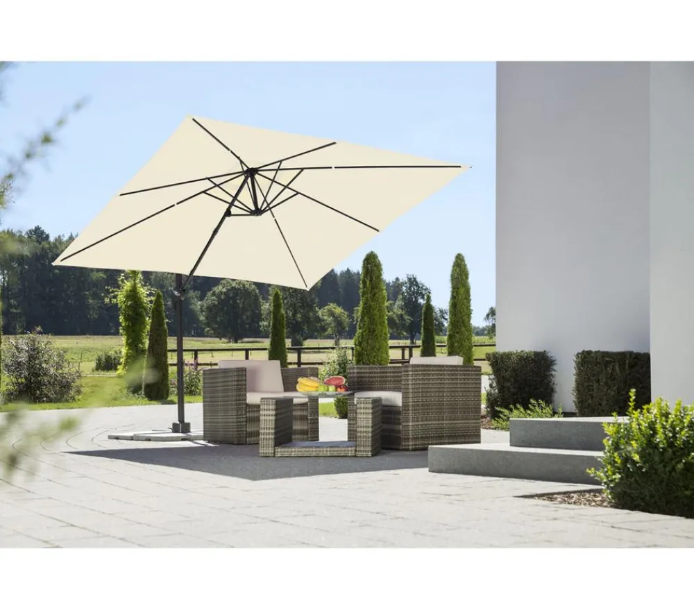 Schneider Schirme Sonnenschirme > Schneider Classics Ampelschirm Rhodos Junior, quadratisch, ca. B270/T270 cm