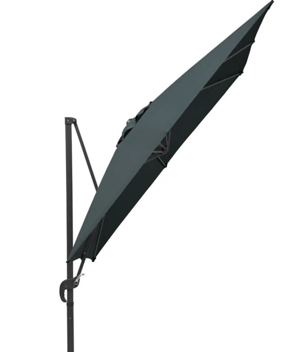 Schneider Schirme Schneider Classics Ampelschirm Rhodos Junior, quadratisch, ca. B270/T270 cm Anthrazit New