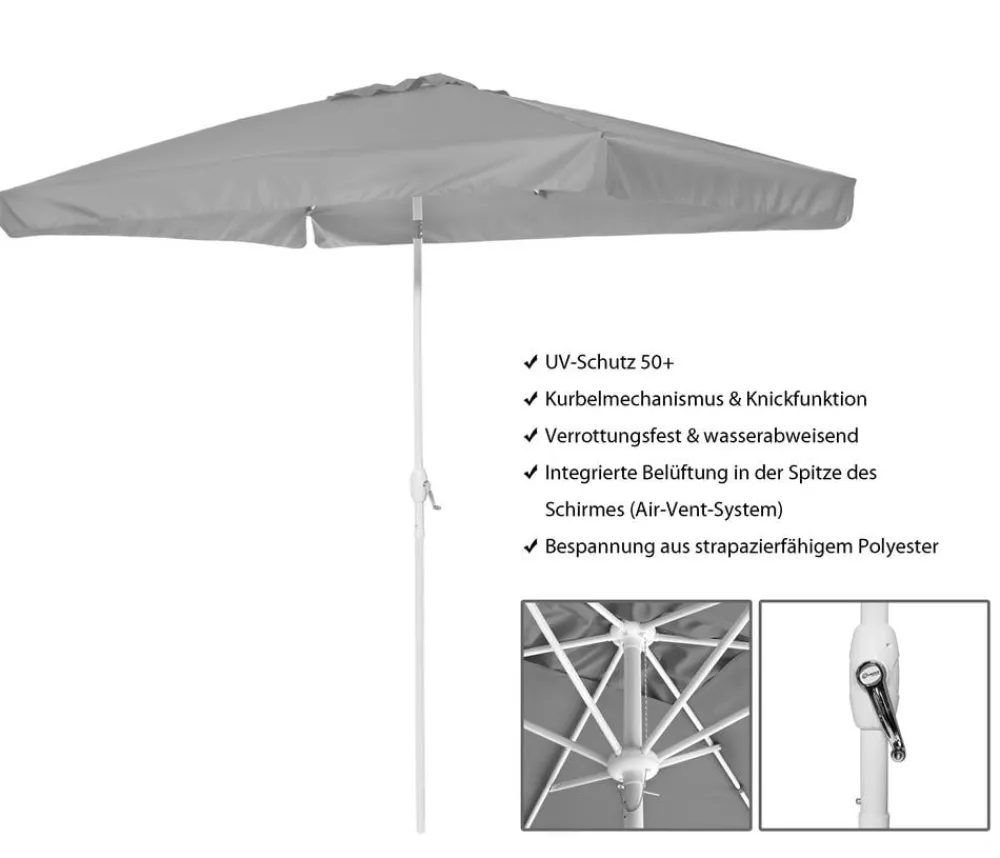 Schneider Schirme Schneider Classics Sonnenschirm Oslo, rechteckig ca. B200/T300 cm Dunkelgrün Online