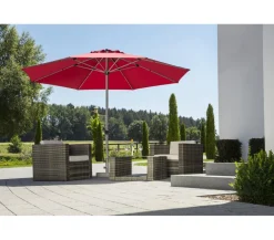 Schneider Schirme Sonnenschirme > Schneider Premium Sonnenschirm Gemini, rund, ca. Ø360 cm