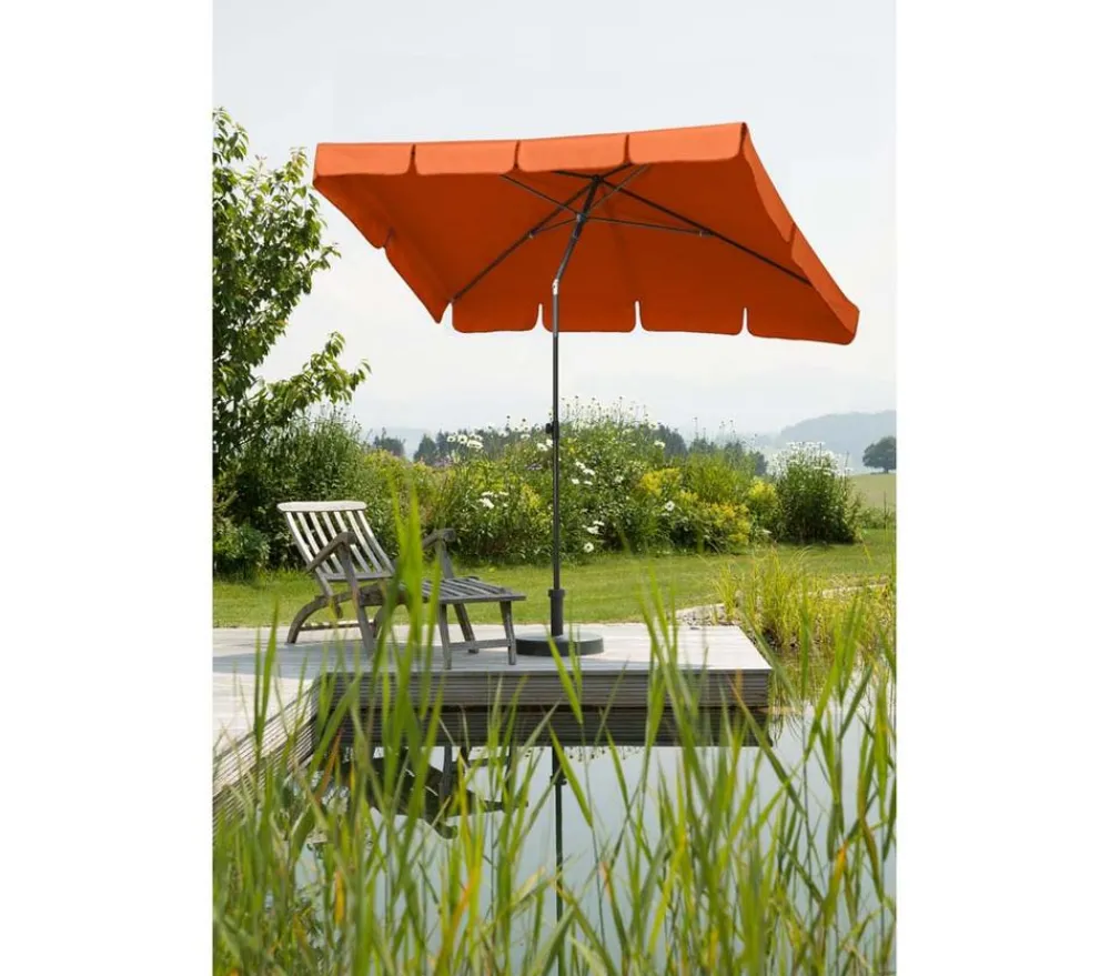 Schneider Schirme Schneider Sonnenschirm Aquila, rechteckig, ca. B225/T Orange Sale