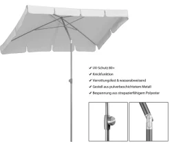 Schneider Schirme Sonnenschirme - Schneider Sonnenschirm Aquila, rechteckig, ca. B225/T Gelb