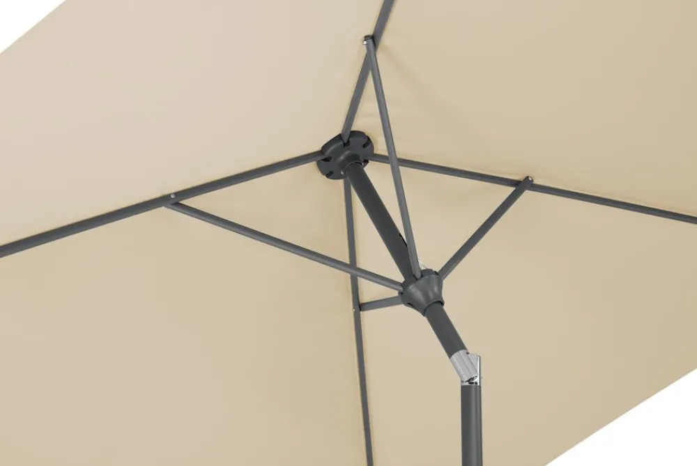 Schneider Schirme Schneider Sonnenschirm Bilbao, rechteckig, ca. B210/T130 cm Beige New