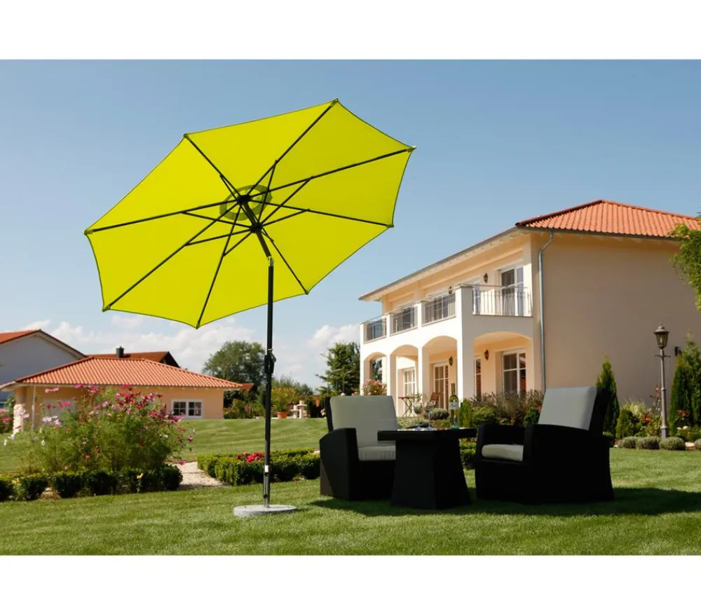 Schneider Schirme Sonnenschirme - Schneider Sonnenschirm Harlem, rund, ca. Ø270 cm Hellgrün