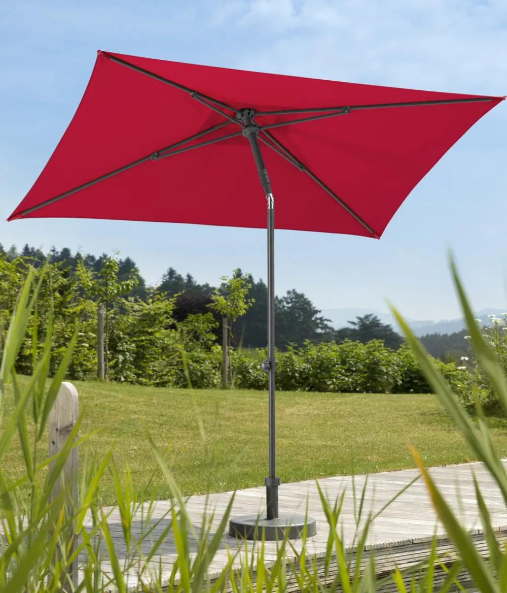 Schneider Schirme Sonnenschirme - Schneider Sonnenschirm Sevilla, rechteckig, ca. B240/T140 cm Rot