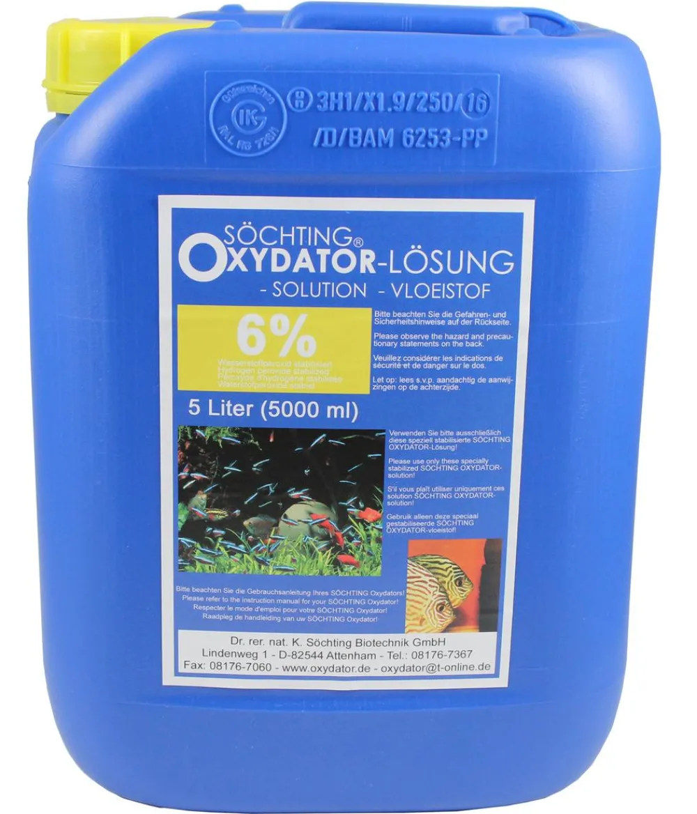 Söchting Oxydator® Wasserpflege > SÖCHTING OXYDATOR® Aquariumpflege Lösung 6 %