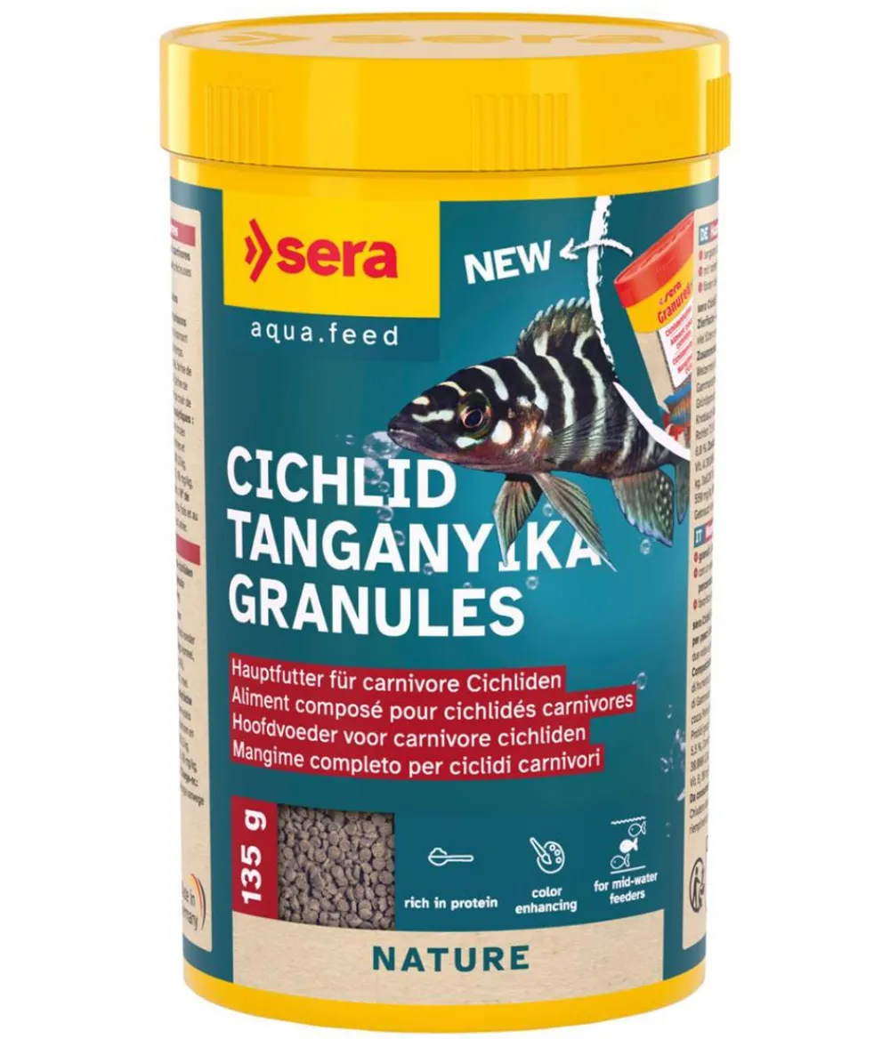 sera Fischfutter Cichlid Tanganyika Granules, 250 ml New