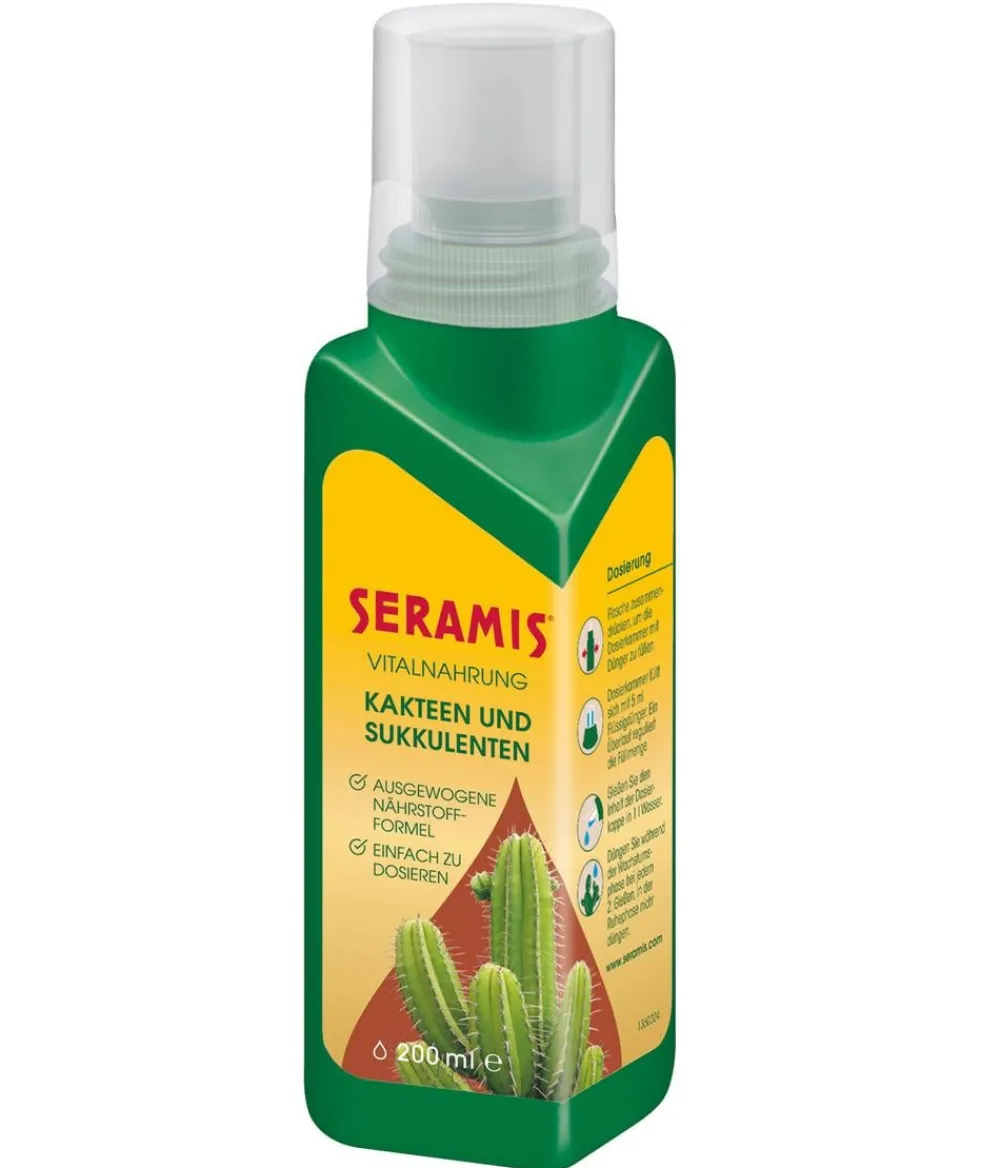 Seramis Blumendünger - Vitalnahrung für Kakteen & Sukkulenten, flüssig, 200 ml