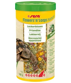sera Reptilienfutter - Reptilienfutter Flowers'n'Loops Nature, 1 l