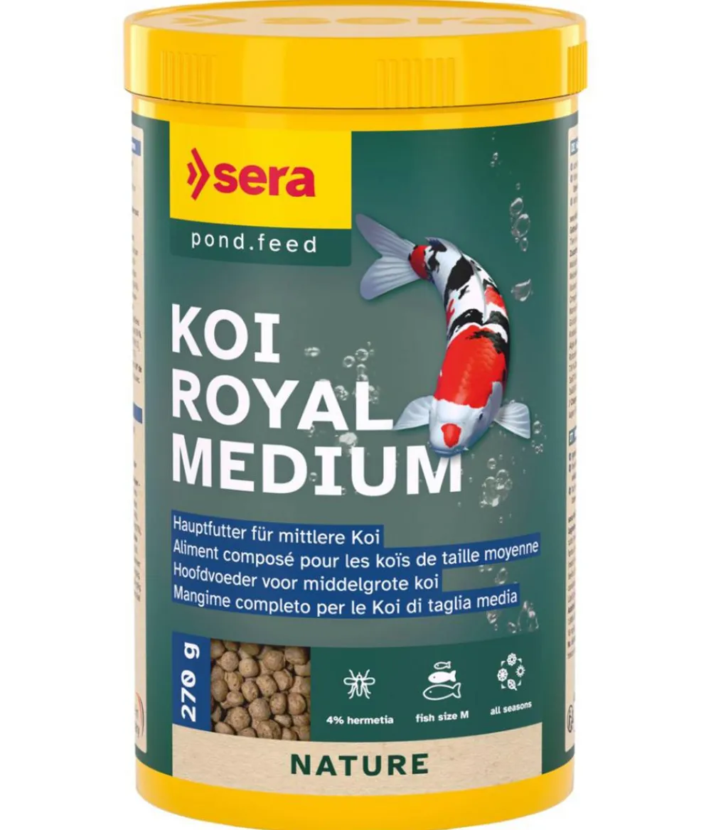 sera Gartenteich·TeichfischFutter|Teichfischfutter - Teichfischfutter Koi Royal Medium, 1 l