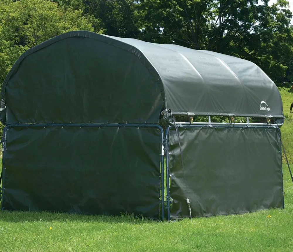 Shelter Logic Weidezelte & Unterstände > Erweiterung für Pferdestallüberdachung, ca. B370/H170/T370 cm