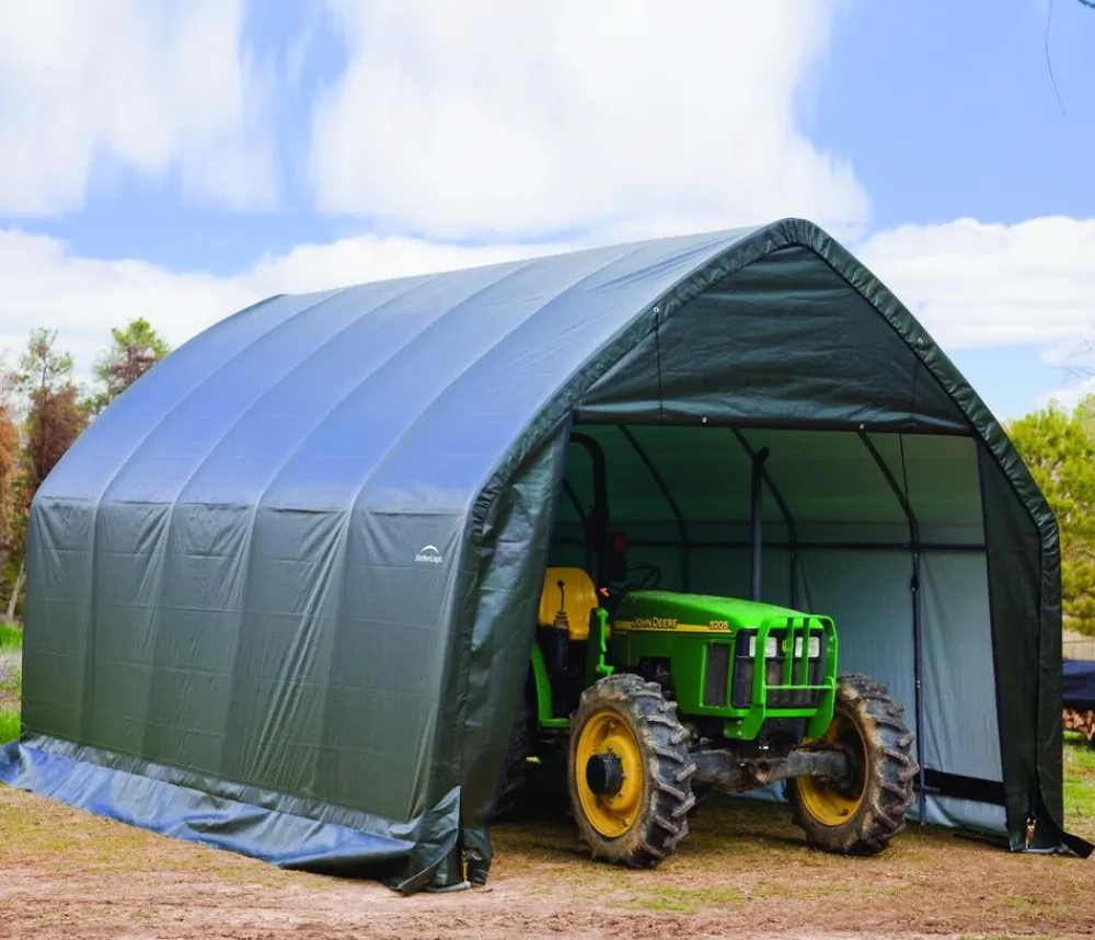 Shelter Logic Carports & Garagen - Foliengarage Grün