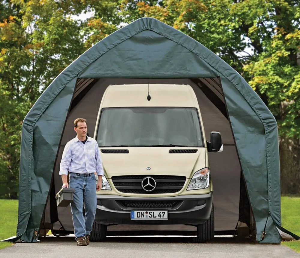 Shelter Logic Carports & Garagen - Foliengarage Grün