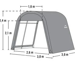 Shelter Logic Gartenhäuser & Gerätehäuser > Foliengerätehaus in-a-Box, ca. B300/H240/T300 cm