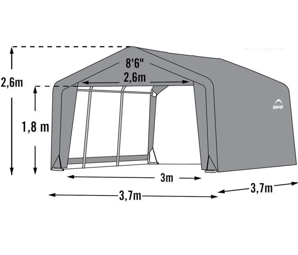 Shelter Logic Gartenhäuser & Gerätehäuser > Foliengerätehaus