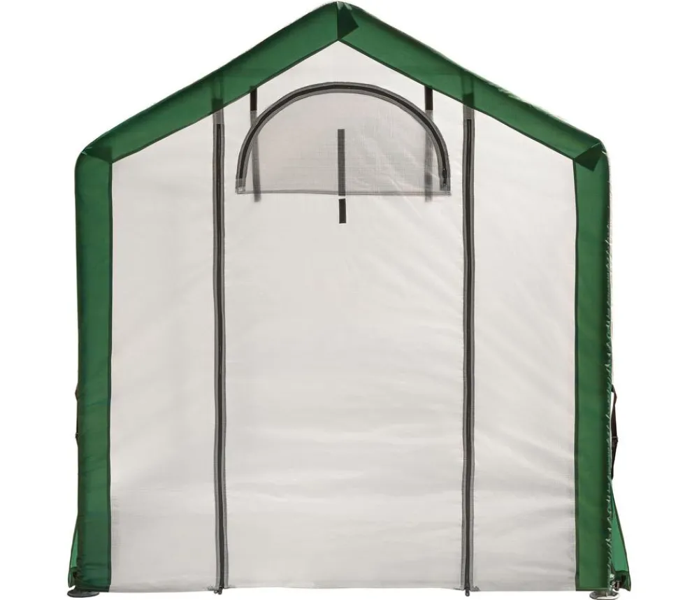 Shelter Logic Foliengewächshaus, ca. B180/H200/T240 cm Weiß Hot