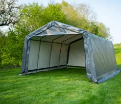 Shelter Logic Weidezelte & Unterstände - Garage in-a-Box, ca. B370/H260/T490 cm Grau
