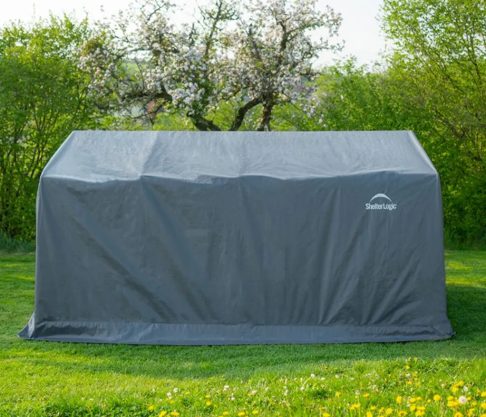 Shelter Logic Weidezelte & Unterstände - Garage in-a-Box, ca. B370/H260/T490 cm Grau