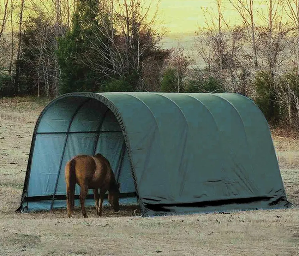 Shelter Logic Weidezelt Dunkelgrün Hot
