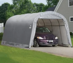Shelter Logic Weidezelte & Unterstände > Zeltgarage Gerätehaus, ca. B370/H240/T610 cm
