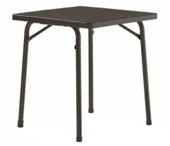 Sieger Garten-Klapptisch mit mecalit®-PRO-Platte, ca. B70/H72/T70 cm Dunkelgrau New