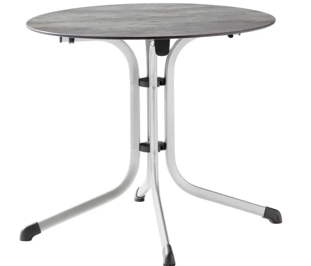 Sieger Beistelltische|Balkontische > Klapptisch Boulevard mit Polytec®-Platte, ca. Ø85/H73 cm