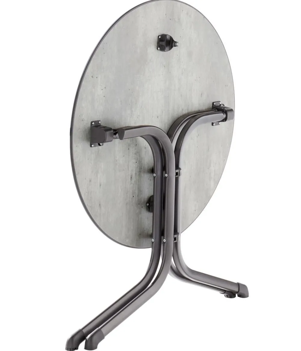 Sieger Klapptisch Boulevard mit Polytec®-Platte, ca. Ø85/H73 cm Discount