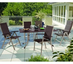 Sieger Stapelstühle|Gartenstühle Aluminium > Stapelsessel Bodega