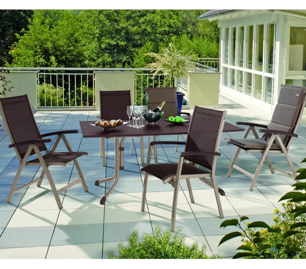 Sieger Stapelstühle|Gartenstühle Aluminium > Stapelsessel Bodega